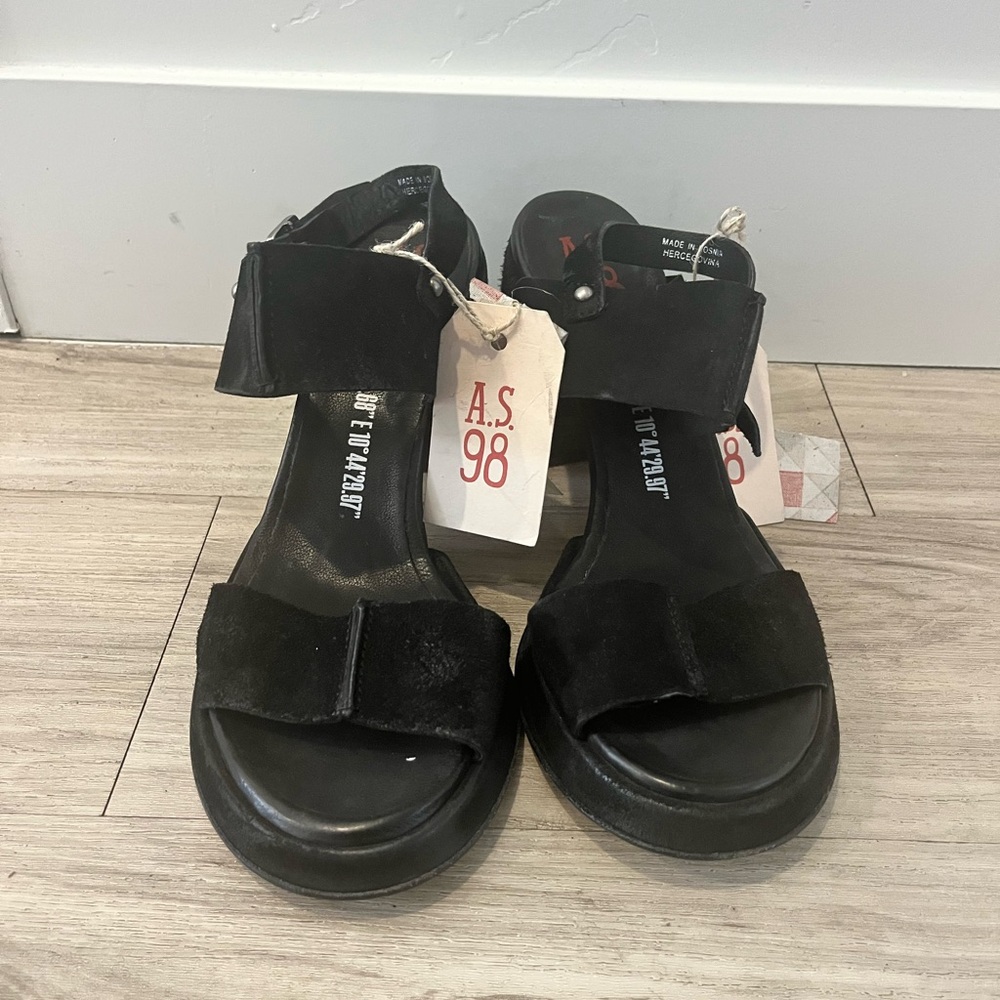 New with tags A.S.98 Stu suede sandal.